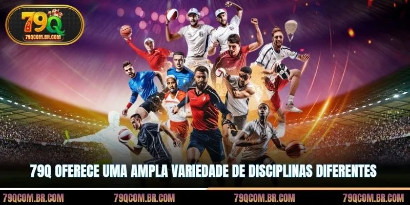 79Q oferece uma ampla variedade de disciplinas diferentes