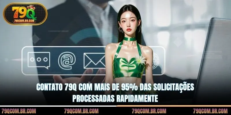 Contato 79Q com mais de 95% das solicitações processadas rapidamente