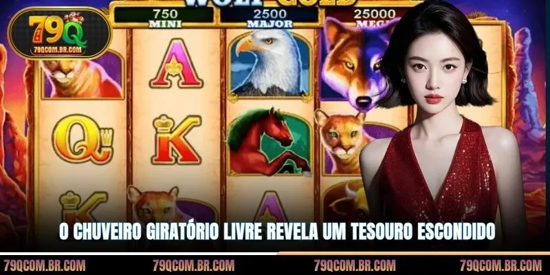 O chuveiro giratório livre revela um tesouro escondido