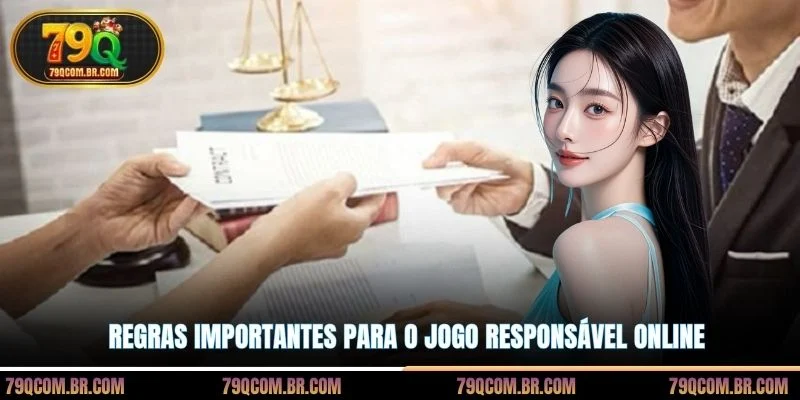 Regras importantes para o jogo responsável online
