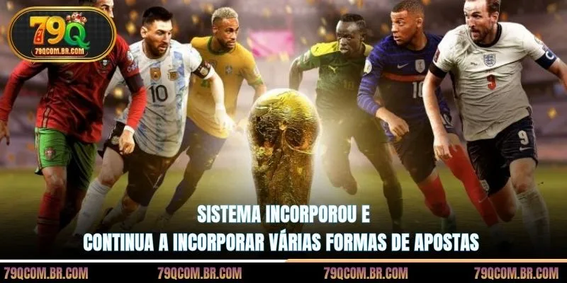 Sistema incorporou e continua a incorporar várias formas de apostas